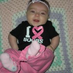 Baby Zoe in her Infant One Piece
